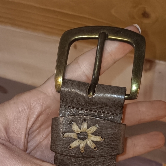 Canadian Leather Belt L brown - Picture 2 of 5